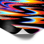 In der gepannten Flash der synthetischen Formen - Poster (Ecke)