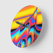 In der gepannten Flash der synthetischen Formen - Runde Wanduhr (Winkel)