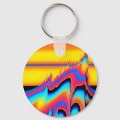 In der gepannten Flash der synthetischen Formen - Schlüsselanhänger (Rückseite)