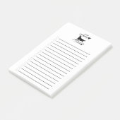 In der Gesellschaft von Cavaliers Post-it Klebezettel (angewinkelt)