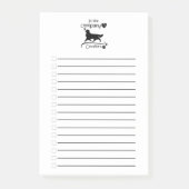 In der Gesellschaft von Cavaliers Post-it Klebezettel (Vorderseite)