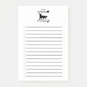 In der Gesellschaft von Cavaliers Post-it Klebezettel