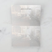 In der göttlichen - Karte, Beileid, Gruß Karte (Innenseite)