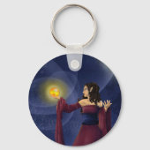 In der Hand der Schlüsselkette Schlüsselanhänger (Vorderseite)