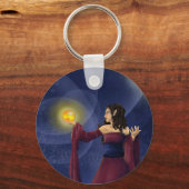 In der Hand der Schlüsselkette Schlüsselanhänger (Vorderseite)