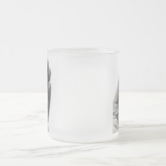 In der Hand des Vatis Mattglastasse (Mittel)