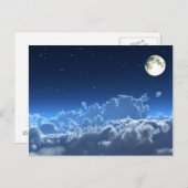 In der hellen Mondlicht-Postkarte Postkarte (Vorne/Hinten)