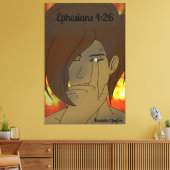 In der Hitze des Moments Leinwanddruck (Insitu (Wohnzimmer))