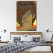 In der Hitze des Moments Leinwanddruck (Insitu (Schlafzimmer))