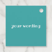 in der Hoffnung, dass Ihr Weihnachten ist all das Geschenkanhänger (Rückseite)