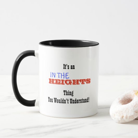 In der Höhen-Tasse Tasse (Mit Donut)