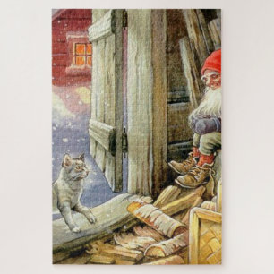 „In der Holzhütte“ von Jenny Nystrom Puzzle