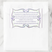 In der Hütte! Karte Rechteckiger Aufkleber (Tasche)