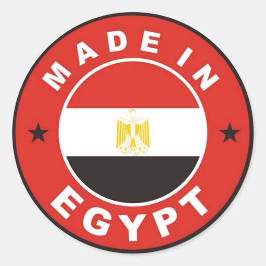 in der jeweiligen Länderflagge in runder Briefmark Runder Aufkleber (Vorderseite)