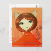 In der Katzenstimmung Postkarte (Vorne/Hinten)