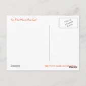 In der Katzenstimmung Postkarte (Rückseite)