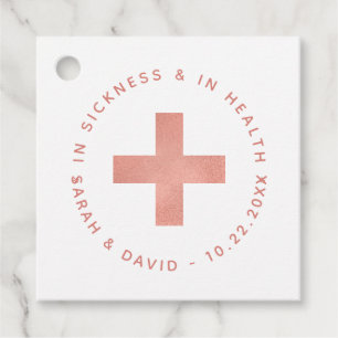 In der Kranken und in der Health Hangover Kit Rose Geschenkanhänger