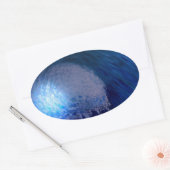 In der Kulisse Ovaler Aufkleber (Umschlag)