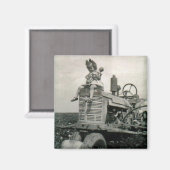 In der Landwirtschaft Magnet (Vorderseite/Rückseite)