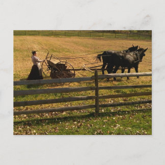 In der Landwirtschaft Postkarte