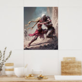 In der Leistengegend Poster (Küche)