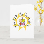 In der Liebe bist du mein Sonnenschein Karte (Gelbe Blume)