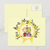 In der Liebe bist du mein Sonnenschein Postkarte (Vorne/Hinten)