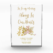 In der Liebe des Gedächtnisses für die Liebe eines Fotoblock (Vorderseite)