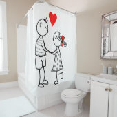 In der Liebe Duschvorhang (Beispiel)