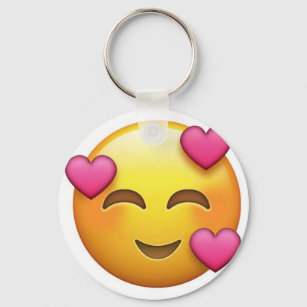 In der Liebe emoji Schlüsselanhänger
