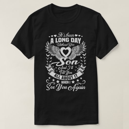 In der Liebe Erinnerung an meinen Sohn Vermissten T-Shirt (Design vorne)