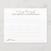 In der Liebe Erinnerung Beerdigung modern teilen e (Vorderseite)