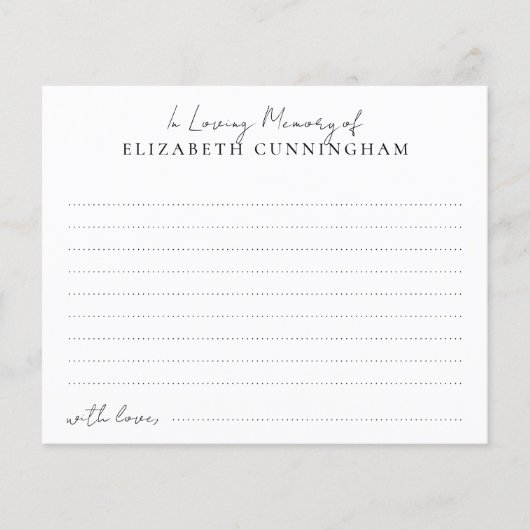 In der Liebe Erinnerung Beerdigung modern teilen e (Vorderseite)