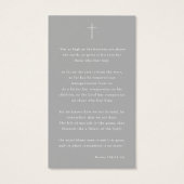 In der Liebe Erinnerung verblasste Foto Beerdigung (Rückseite)