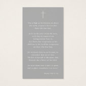 In der Liebe Erinnerung verblasste Foto Beerdigung (Rückseite)