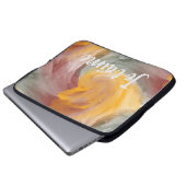 In der Liebe Französisch Herbst Farbe Farbe Wirbel Laptopschutzhülle (Vorne Knopf)