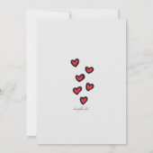 In der Liebe Geschenke Paare Dusche Einladung (Rückseite)