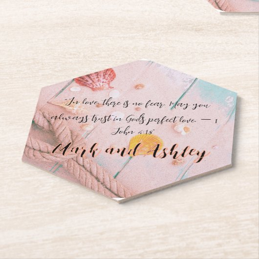 "In der Liebe gibt es keine Angst. Darf man immer Untersetzer (angewinkelt)