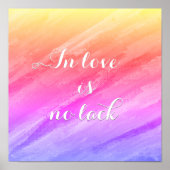 In der Liebe ist kein Mangel an Ermutigung Poster (Vorne)