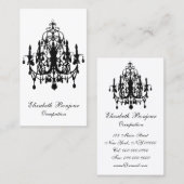 In der Liebe-Leuchter ~ Geschäfts-Karte Visitenkarte (Vorne/Hinten)