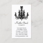 In der Liebe-Leuchter-Geschäfts-Karte Visitenkarte (Rückseite)