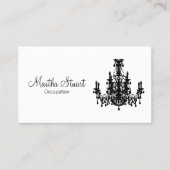 In der Liebe-Leuchter-Geschäfts-Karte Visitenkarte (Vorderseite)