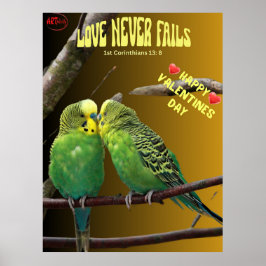 In der Liebe spricht Stille Lautstärke Poster