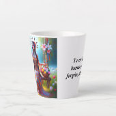 In der Liebe umhüllt: Ein herzerwärmender Cup Milchtasse (Vorderseite)