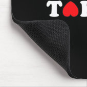 In der Liebe Valentinstag Matching Paare Mousepad (Ecke)