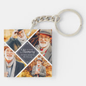 In der Liebe von Speicher moderne Multi-Foto-Vorla Schlüsselanhänger (Rückseite)