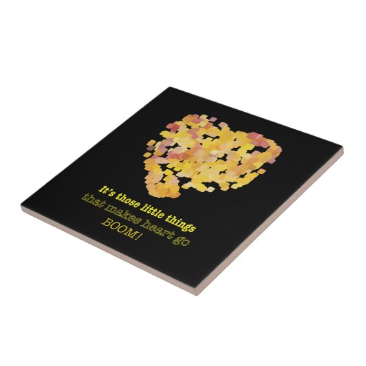 In der Liebe Zitat: Es ist diese kleinen Dinge ... Fliese (Seite)