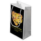 In der Liebe Zitat: Es ist diese kleinen Dinge ... Kleine Geschenktüte (Rückseite Schrägansicht)