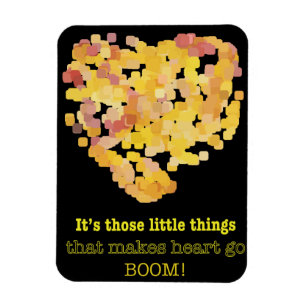 In der Liebe Zitat: Es ist diese kleinen Dinge ... Magnet