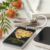 In der Liebe Zitat: Es ist diese kleinen Dinge ... Schlüsselanhänger (Vorderseite rechts)